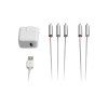 Apple Component AV Cable - iPhone/ iPad / iPod audio / video / data cable with power adapter - component video / audio / USB - &nbsp;Dock connector - 4 pin USB Type A, RCA (M) MB128LL/B